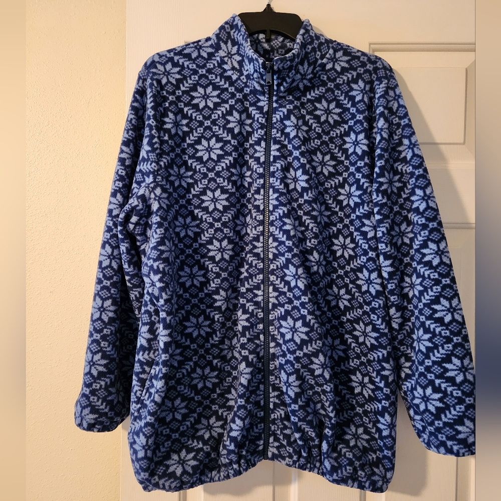 Denim & Co. Active Fleece Zip-up Jacket